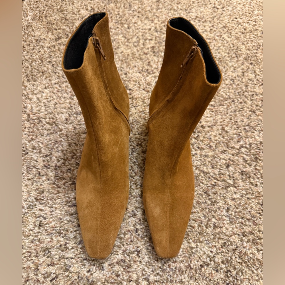 Staud Tan Suede Wally Ankle Boots Size 36 - Picture 3 of 3